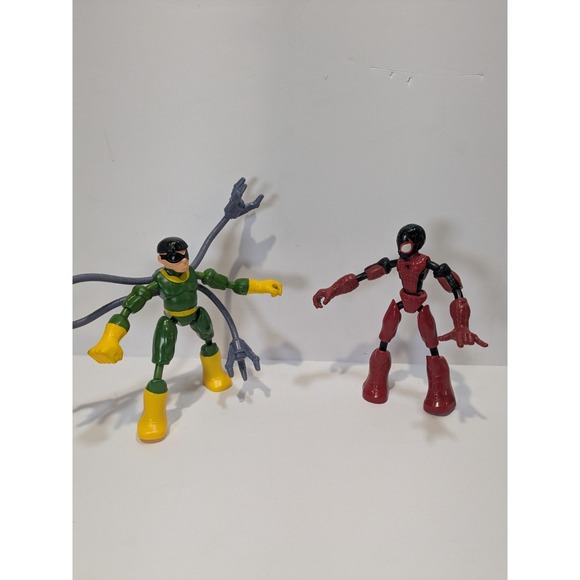 Marvel Spider-Man & Doc Ock Bend‎ and Flex Action Figures 2019 Hasbro - Picture 1 of 4